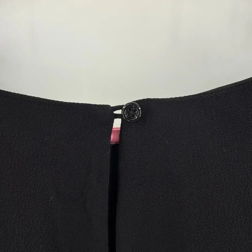 Kate Spade Cordette Dress Size 8 NWT Black Shift Mini Cocktail Evening Holiday